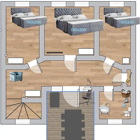 Апартаменты No I Penthouse Seestern